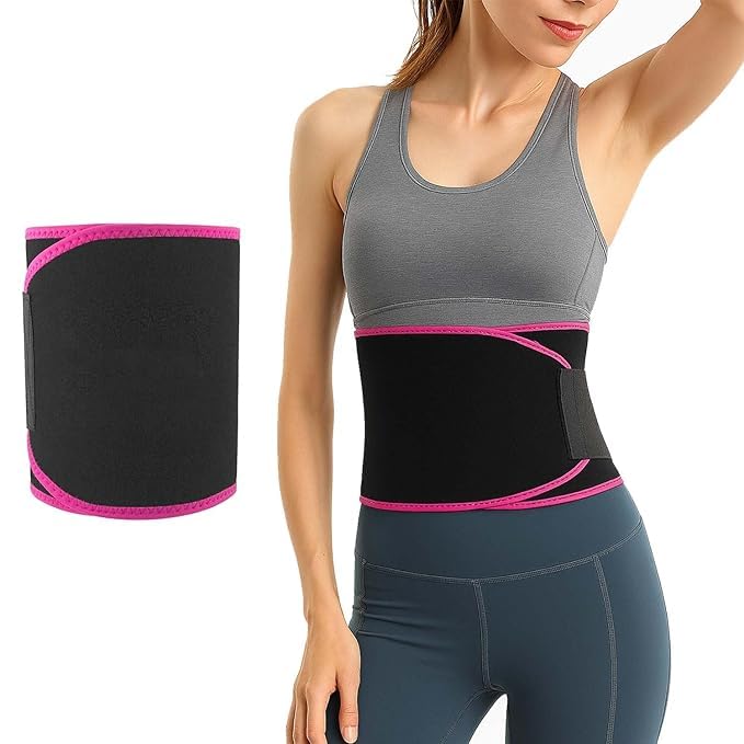 Sweat Slim Waist Belt for Weight Loss, Back Support & Posture Correction