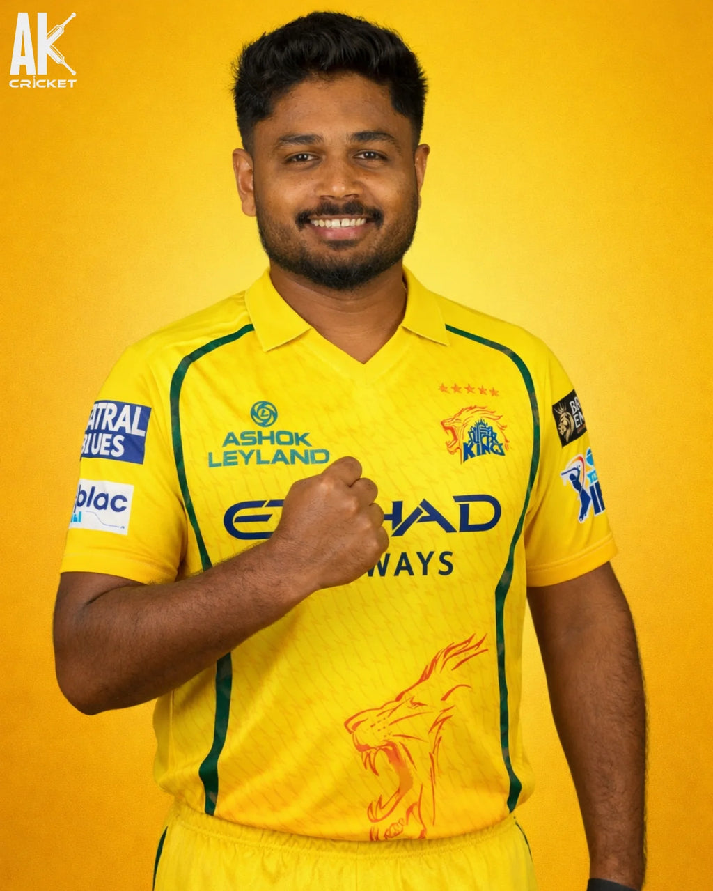 CSK 2026 New Jersey – Premium Quality Yellow Match Wear