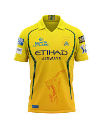 CSK 2026 New Jersey – Premium Quality Yellow Match Wear